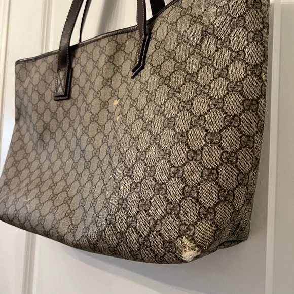 Authentic Gucci Brown Tote Bag - Picture 6 of 9